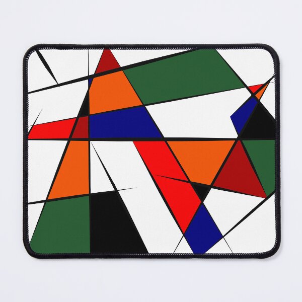 Item preview, Artistic geometric patchwork home ensemble of designs designed and sold by virtualedu.