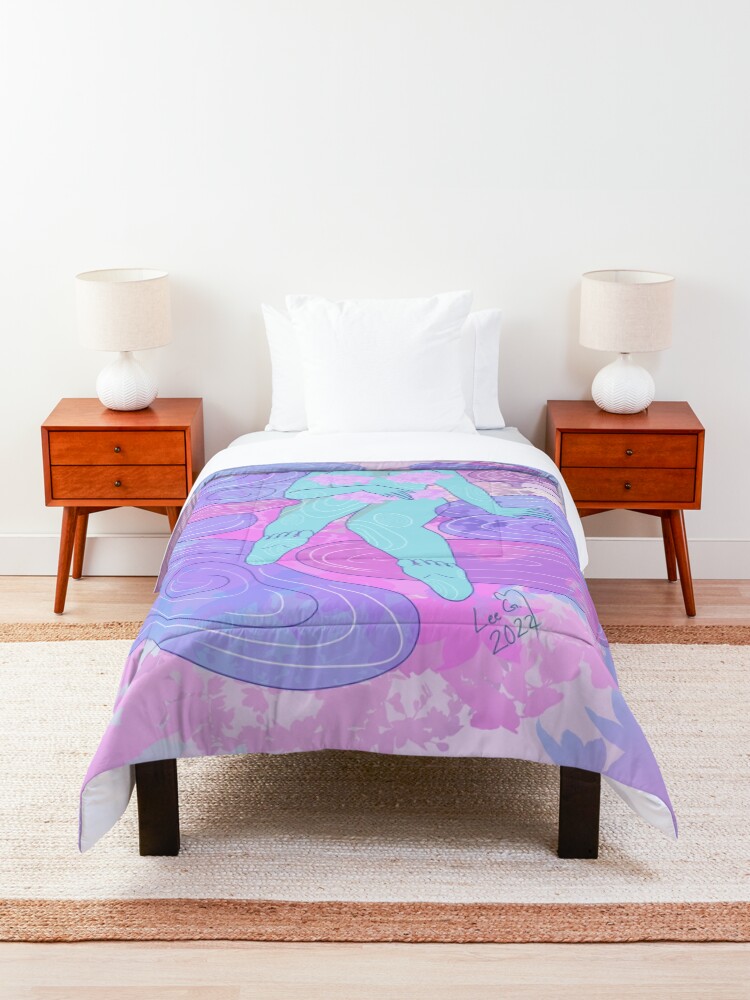 Alternate view of Being from the Skies Comforter