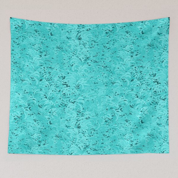 Item preview, Vines in Aqua Repeat 5748 designed and sold by Art in My Loft.