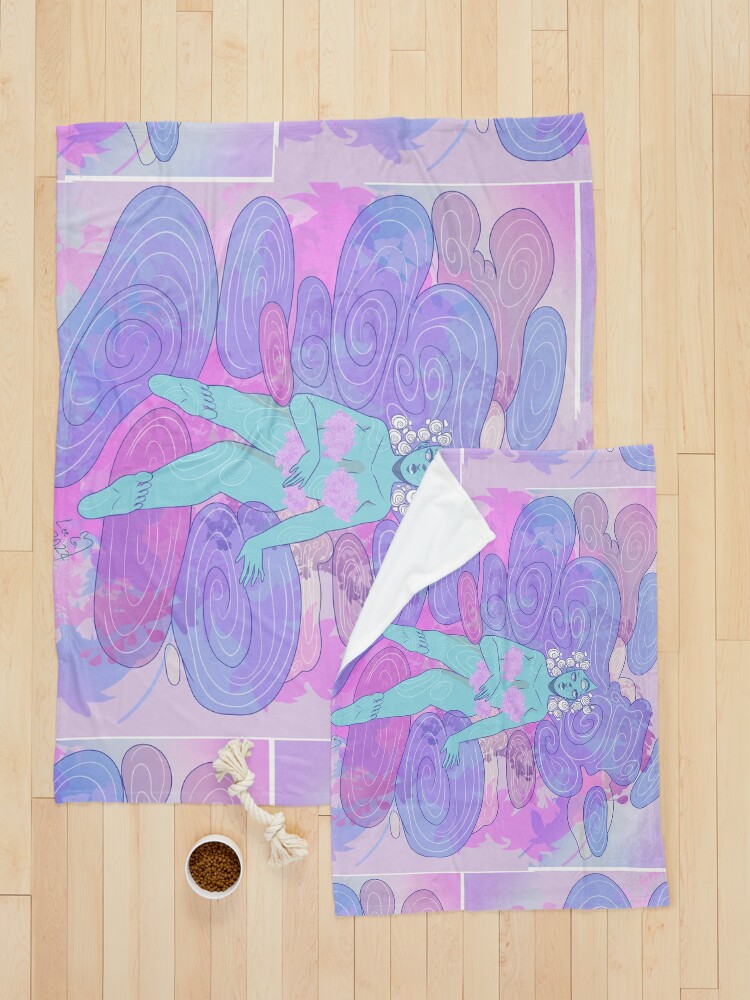 Alternate view of Being from the Skies Pet Blanket