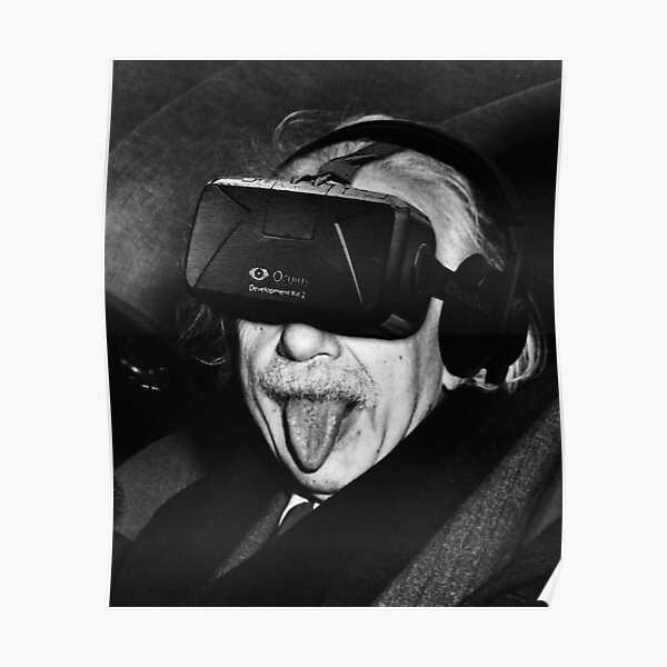 Albert Eintsein VR Poster