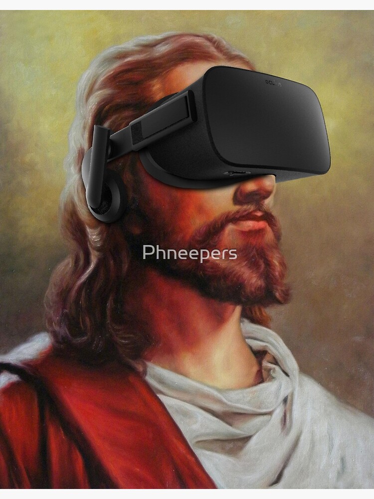 Disover Jesus Christ - Oculus Rift - VR Premium Matte Vertical Poster