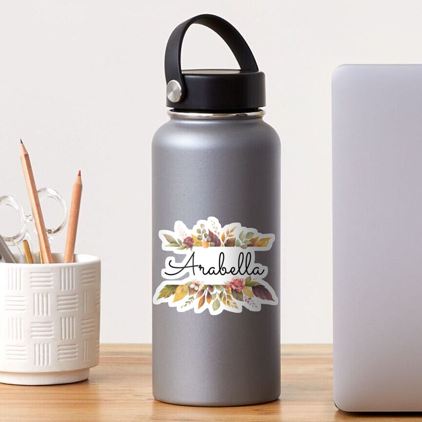 arabella-name-sticker-for-sale-by-namematters-redbubble