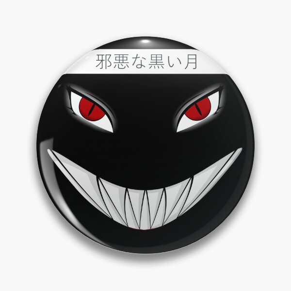 Item preview, Evil black moon fun anime motif with characters designed and sold by BiekerDesign.