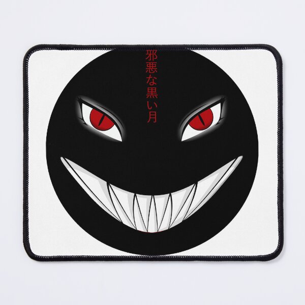 Item preview, Evil black moon fun anime motif with characters designed and sold by BiekerDesign.