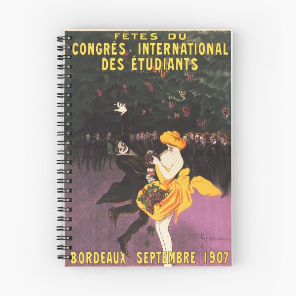 Item preview, Fetes Du CONGRES INTERNATIONAL DES ETUDIANTS 1907 by Leonetto Cappiello Vintage French Travel Poster designed and sold by retroposters.