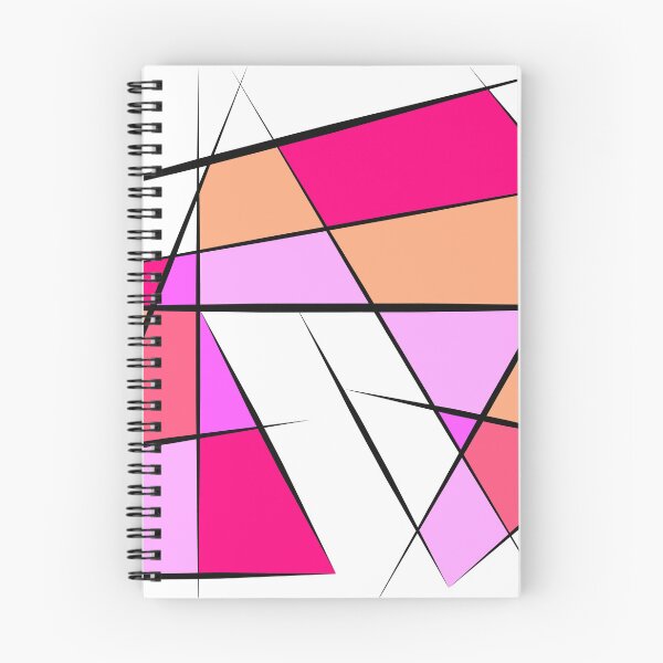 Item preview, Artistic geometric galaxy color ensemble in shades of pink designed and sold by virtualedu.