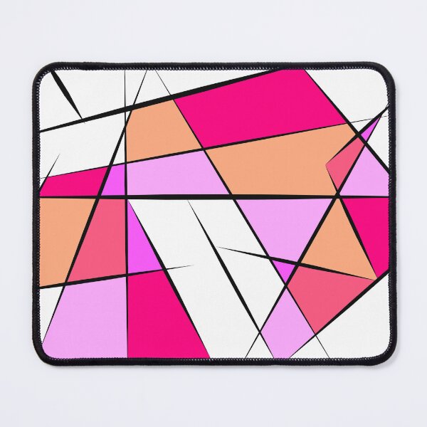 Item preview, Artistic geometric galaxy color ensemble in shades of pink designed and sold by virtualedu.