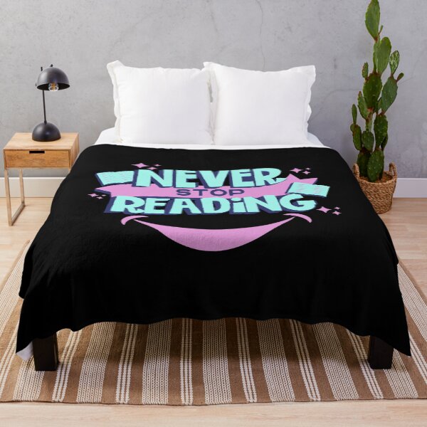 Item preview, Never Stop Reading designed and sold by designerpriti.