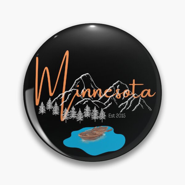 Item preview, Minnesota Earth Mountain Boat Day con árboles designed and sold by Yakisha Gates.