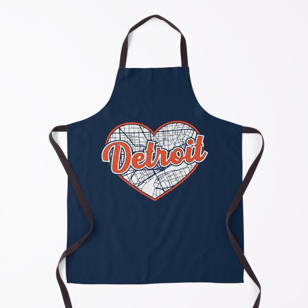 Item preview, Love Detroit Baseball Heart City Map designed and sold by pixeljamz.