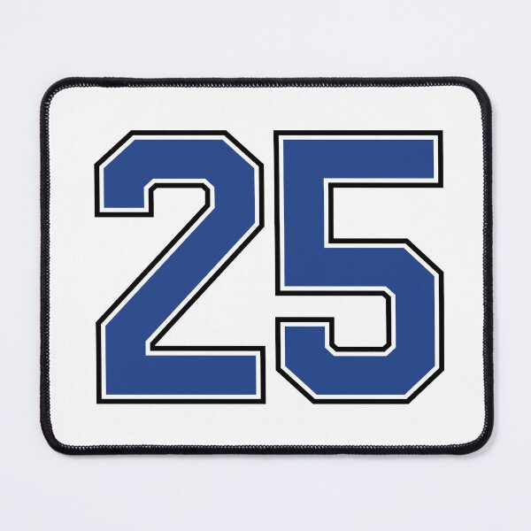 Item preview, Number 25 lucky sports jersey twenty five designed and sold by HeavyStyle.