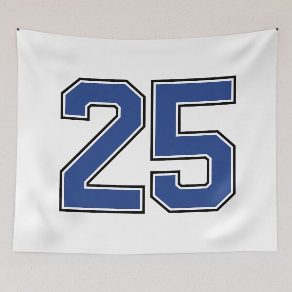 Item preview, Number 25 lucky sports jersey twenty five designed and sold by HeavyStyle.