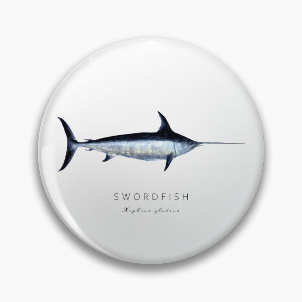 Item preview, SWORDFISH (Handpainted, watercolor, marine wildlife, nautical, ocean) designed and sold by Melissa  MacMichael Art + Design.