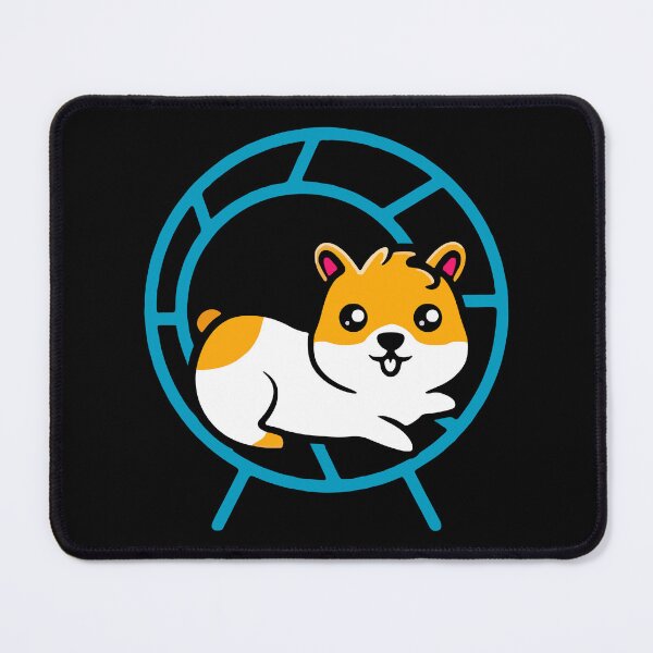 Item preview, Cute Hamster On Wheel designed and sold by FerrenSmall.