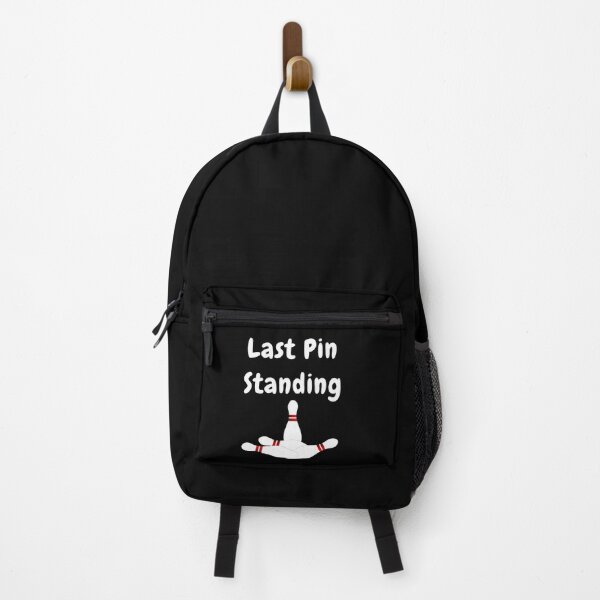Item preview, Last Pin Standing with Bowling Pins Design designed and sold by Craftynistia.