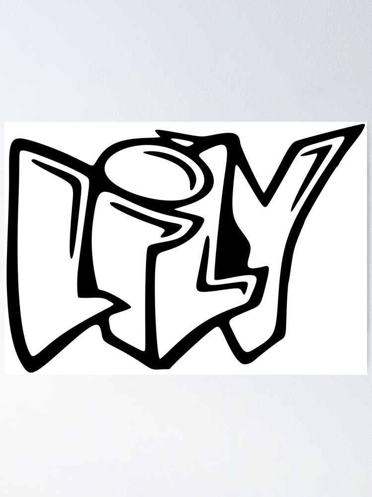 lily-graffiti-name-design-poster-for-sale-by-namethatshirt-redbubble