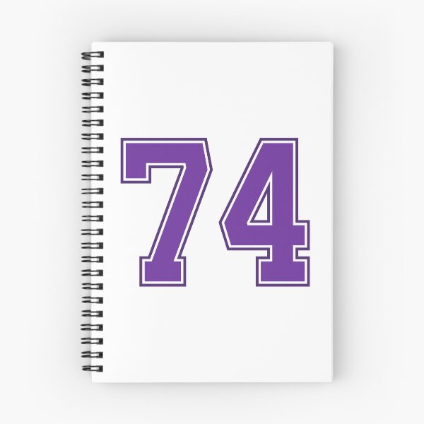 Item preview, Purple Number 74 lucky sports jersey seventy four designed and sold by HeavyStyle.