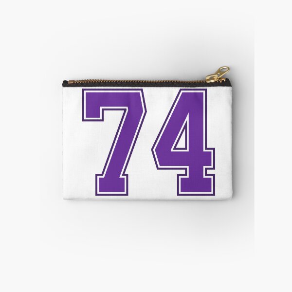 Item preview, Purple Number 74 lucky sports jersey seventy four designed and sold by HeavyStyle.