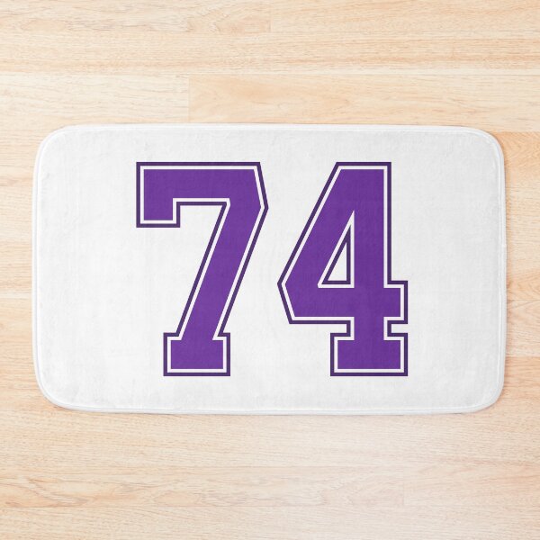 Item preview, Purple Number 74 lucky sports jersey seventy four designed and sold by HeavyStyle.