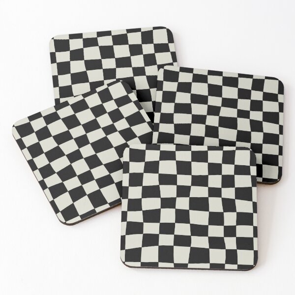 Item preview, Hand Drawn Checkerboard Pattern (black/cream) designed and sold by Design Minds Boutique.