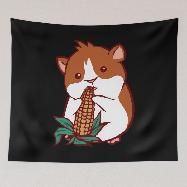 Item preview, Hamster Eating Corn designed and sold by FerrenSmall.