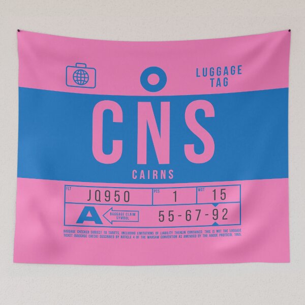 Item preview, Luggage Tag B - CNS Cairns Australia designed and sold by VoodooCircus.