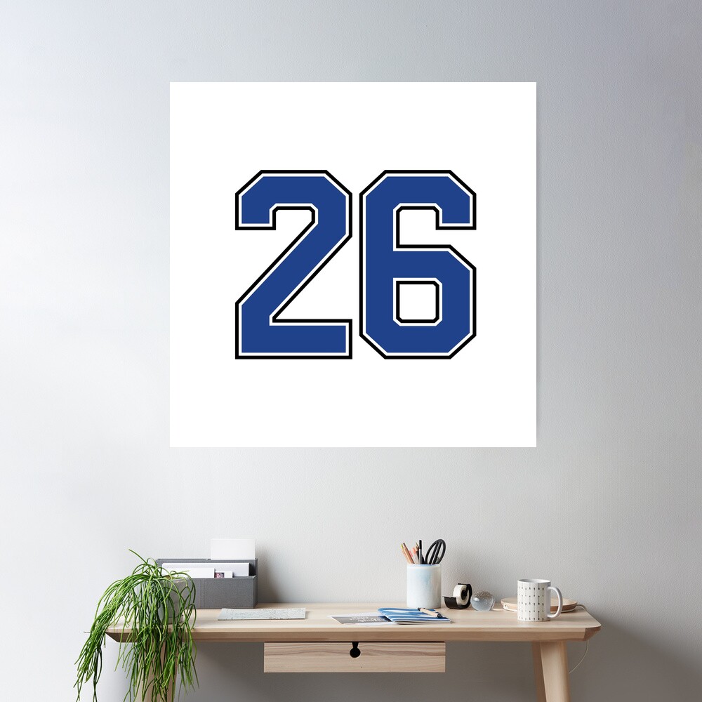 Number 26 lucky sports jersey twenty six