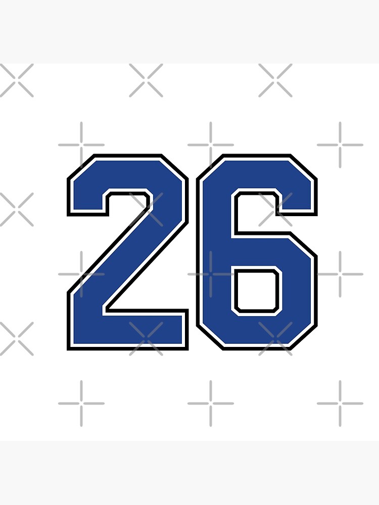 Number 26 lucky sports jersey twenty six