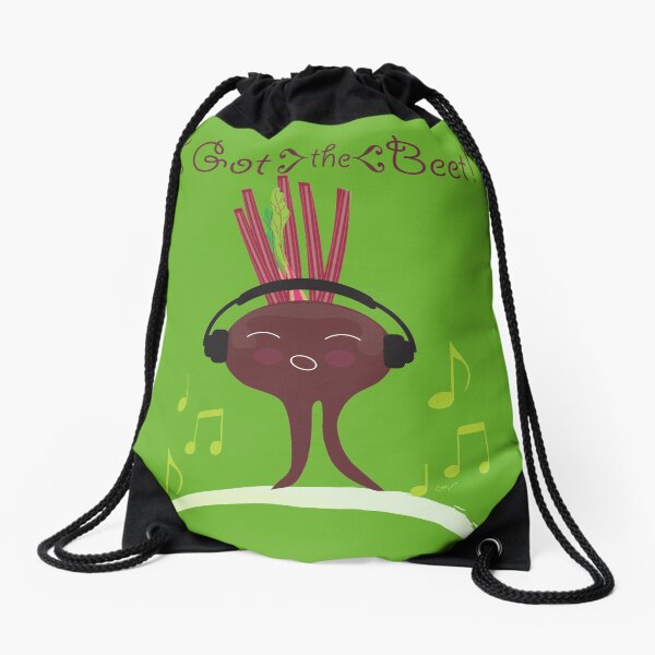 I Got The Beet Drawstring Bag