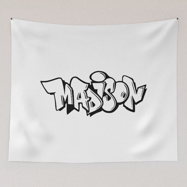 Item preview, Madison - Graffiti Name Design designed and sold by NameThatShirt.
