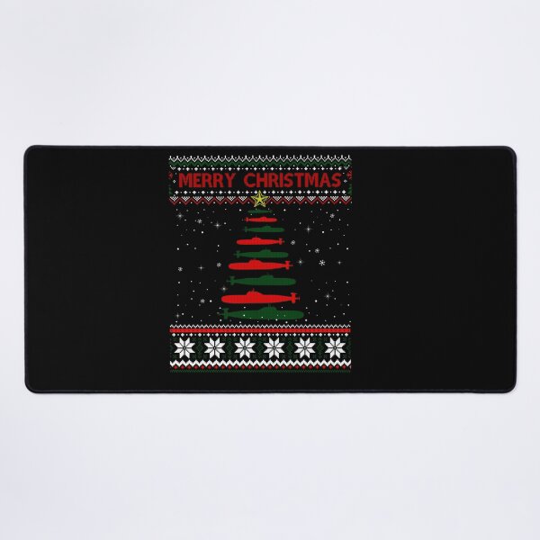Item preview, SUBMARINE NAVY MILITARY TREE FUNNY UGLY CHRISTMAS designed and sold by sobriowslen.