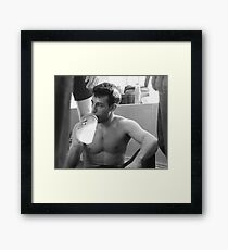 Taking a break Framed Print