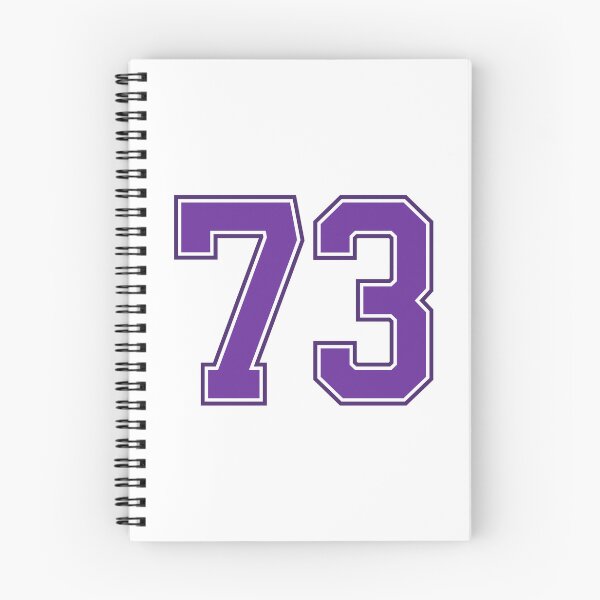 Item preview, Purple Number 73 lucky sports jersey seventy three designed and sold by HeavyStyle.