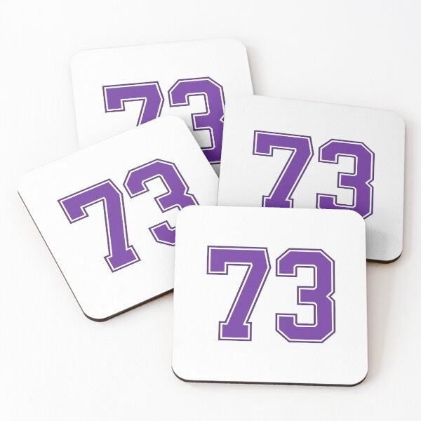 Item preview, Purple Number 73 lucky sports jersey seventy three designed and sold by HeavyStyle.