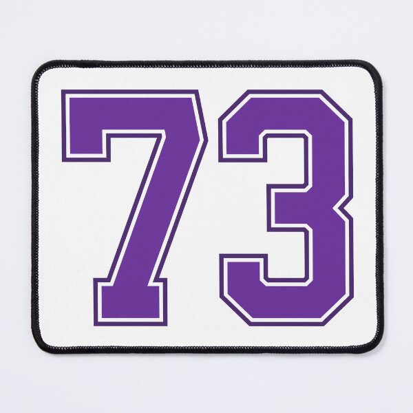 Item preview, Purple Number 73 lucky sports jersey seventy three designed and sold by HeavyStyle.