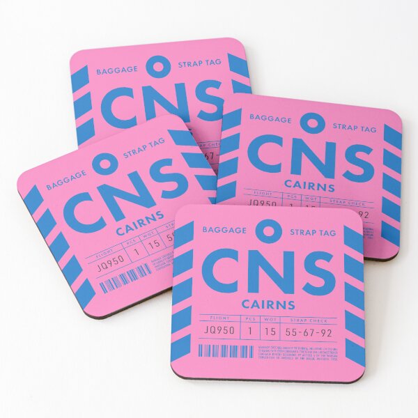 Item preview, Luggage Tag D - CNS Cairns Australia designed and sold by VoodooCircus.