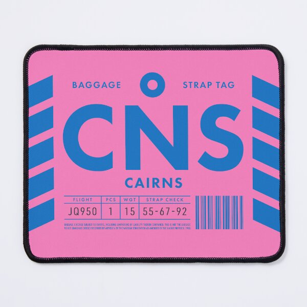 Item preview, Luggage Tag D - CNS Cairns Australia designed and sold by VoodooCircus.