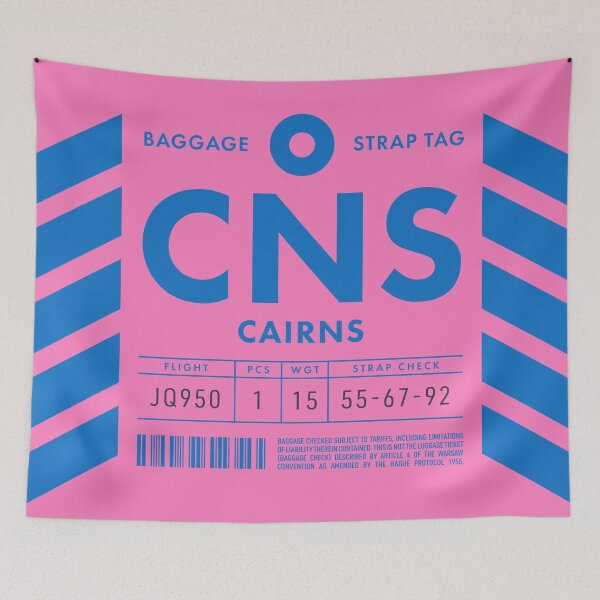 Item preview, Luggage Tag D - CNS Cairns Australia designed and sold by VoodooCircus.
