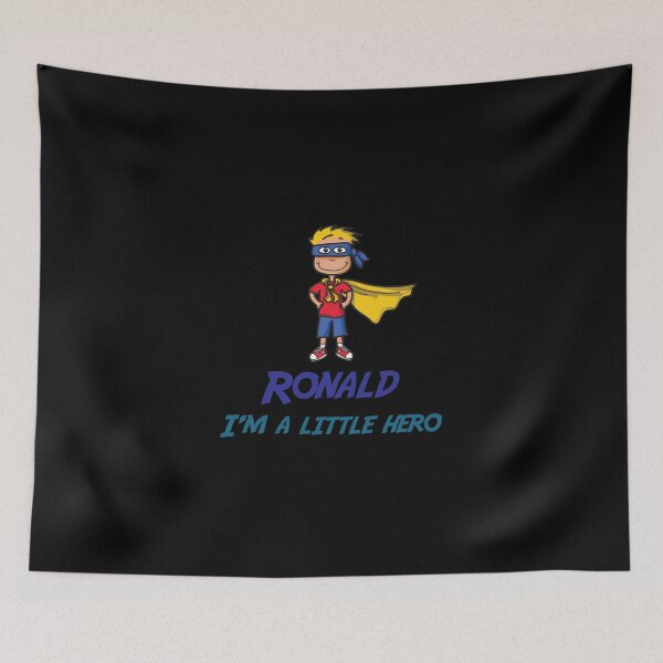 Item preview, My Name Is Ronald I’m A Little Hero Racerback Tank Top designed and sold by addeoovrteqt.