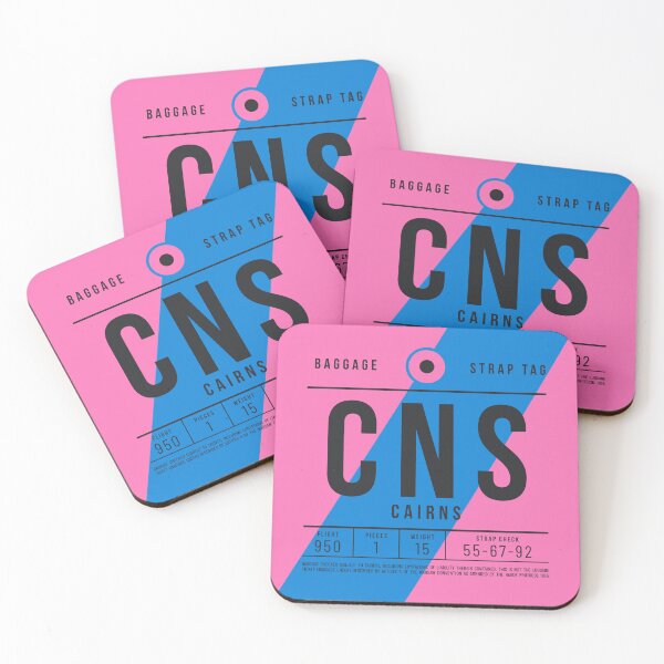 Item preview, Luggage Tag E - CNS Cairns Australia designed and sold by VoodooCircus.