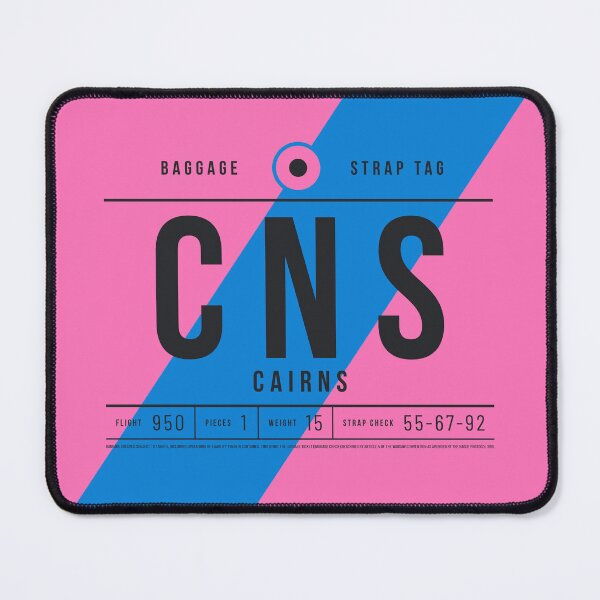 Item preview, Luggage Tag E - CNS Cairns Australia designed and sold by VoodooCircus.
