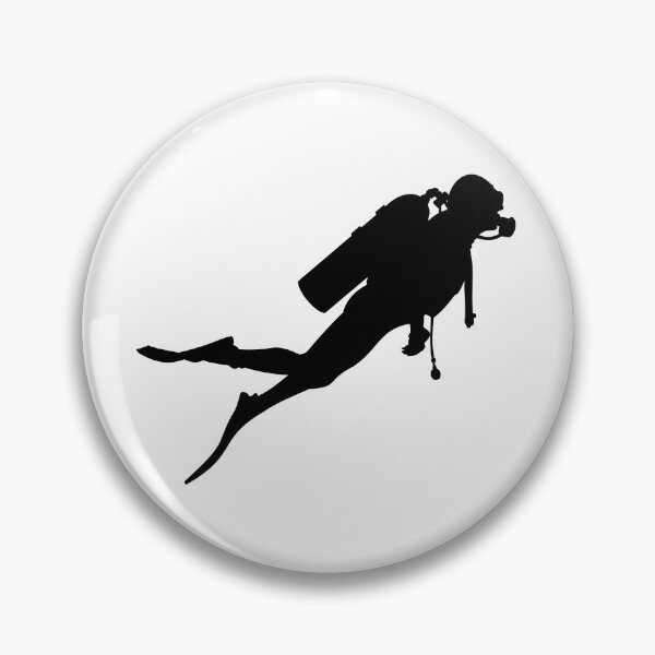 Item preview, Scuba Diver Silhouette - Black designed and sold by Gifts and more.