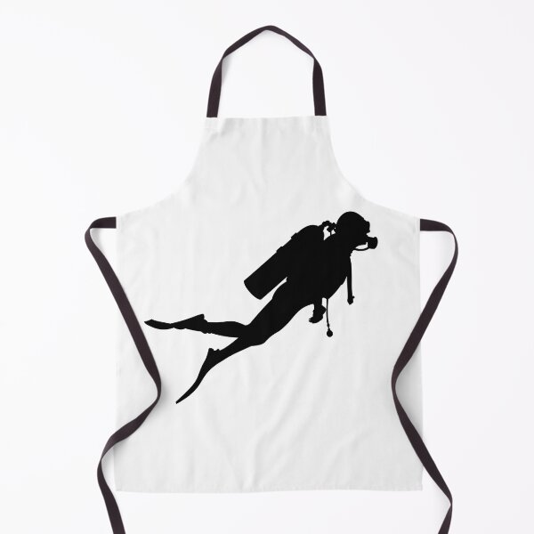 Item preview, Scuba Diver Silhouette - Black designed and sold by Gifts and more.