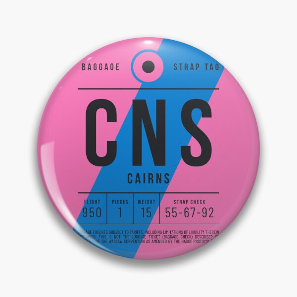 Item preview, Luggage Tag E - CNS Cairns Australia designed and sold by VoodooCircus.