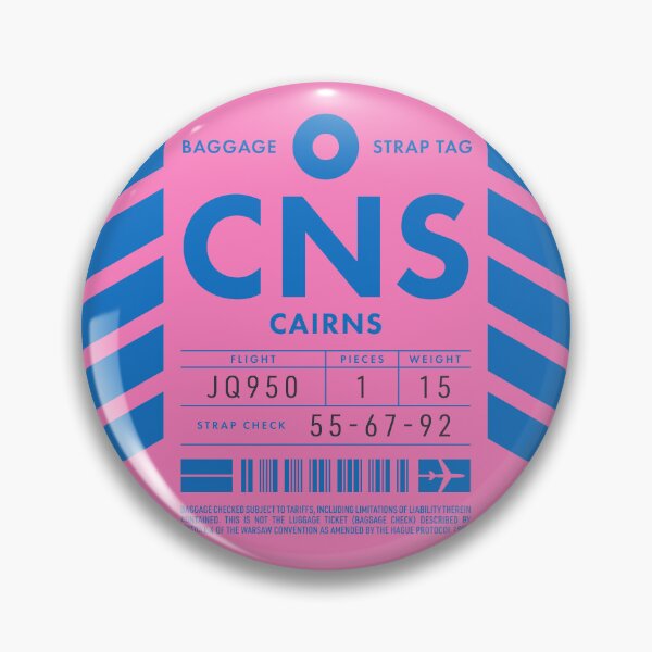 Item preview, Luggage Tag D - CNS Cairns Australia designed and sold by VoodooCircus.