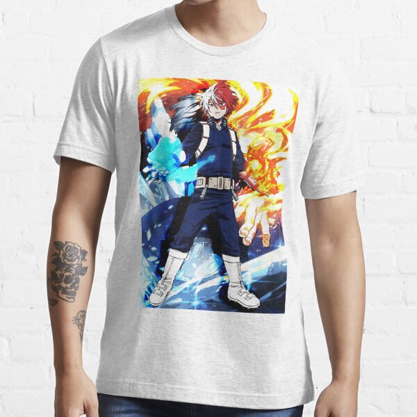 Shoto Todoroki T Shirt For Sale By Hamzazakouri Redbubble Shoto Todoroki My Hero Academia 1381