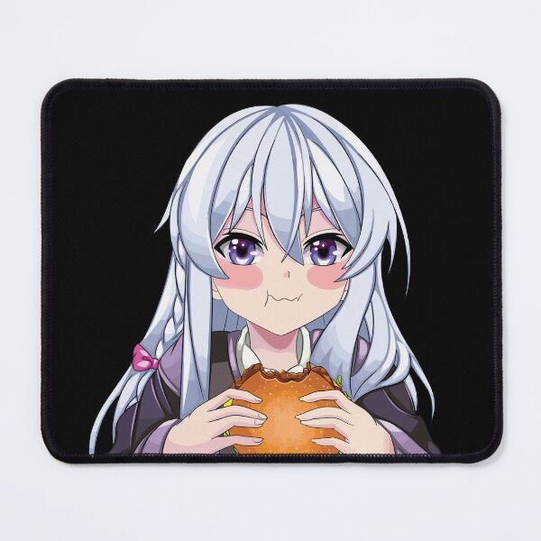 Item preview, Elaina Eating Burger Peeker designed and sold by VicNormandin.