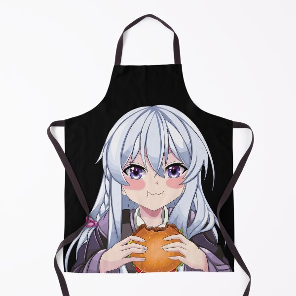 Item preview, Elaina Eating Burger Peeker designed and sold by VicNormandin.
