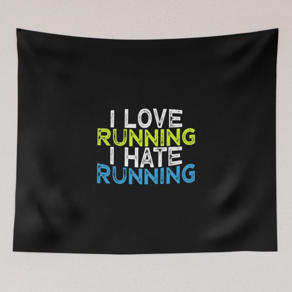 Item preview, I Love Running I Hate Running Essential T-Shirt designed and sold by kerritoniap2g.